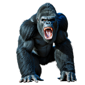 King Kong Roaring PNG jqa PNG image with transparent background