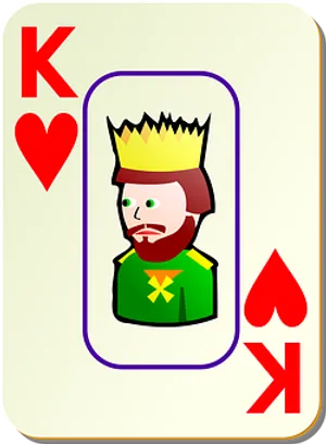 King_of_ Hearts_ Playing_ Card PNG Image