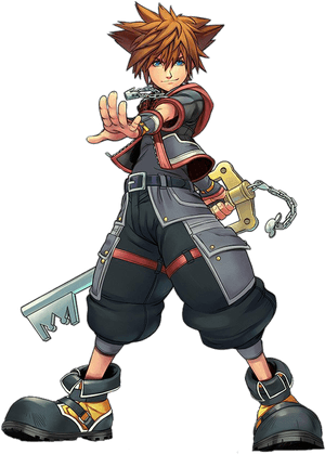 Kingdom Hearts 3 Sora Render , Png Download - Sora Kingdom Hearts Fanart, Transparent Png PNG image with transparent background