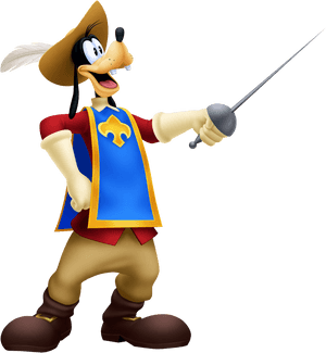 Kingdom Hearts Mickey Donald Goofy The Three Musketeers, HD Png Download PNG image with transparent background