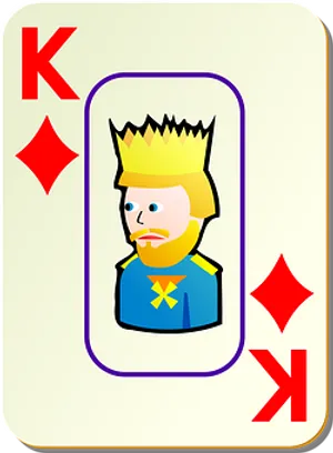 Kingof Diamonds Playing Card PNG Image