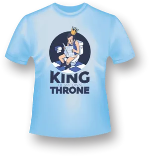 Kingof My Own Throne Tshirt Design PNG Image