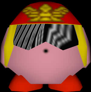 Kirby Blurred Background PNG image with transparent background