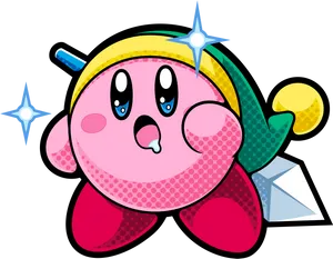 Kirby Star Warrior PNG Image