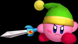 Kirby Sword Ability PNG image with transparent background