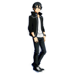 Kirito Casual Outfit PNG 06232024 PNG image with transparent background