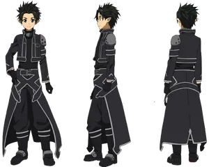 Kirito Character Design S A O PNG Image