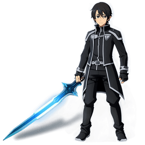 Kirito Newest Outfit PNG tyh PNG image with transparent background