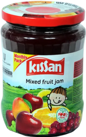 Kissan Mixed Fruit Jam Product Image PNG Image