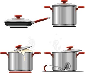 Cooking Pan Png Image - Cooking Pot Vector Free, Transparent Png PNG with transparent background