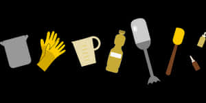 Kitchen Icons Vector Illustration PNG with transparent background