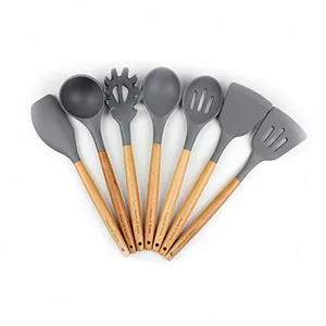 Kitchen Utensil Set Spoonsand Spatulas PNG Image