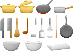 Pots And Pans, Kitchen Utensils, Cooking, Chef, Pot - 10 Kitchen Utensils And Their Uses, HD Png Download PNG with transparent background