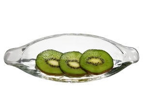 Kiwi Slicesin Glass Bowl PNG Image