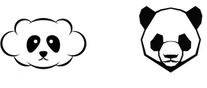 Kloud Panda X Lvl2 Logos PNG Image