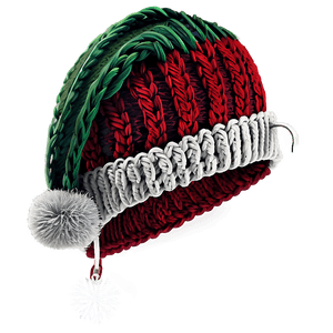 Knitted Christmas Hat PNG qbu PNG