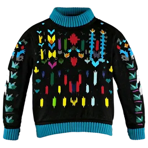 Knitted Sweatshirt Png 06132024 PNG Image