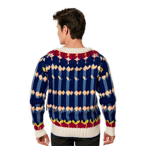 Knitted Winter Sweater Pattern PNG 55 PNG image with transparent background