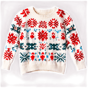 Knitted Winter Sweater Pattern PNG iuu PNG image with transparent background