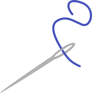 Image Freeuse Clipart Knitting Needles - Needle And Thread Clipart Free Transparent Background, HD Png Download PNG image with transparent background