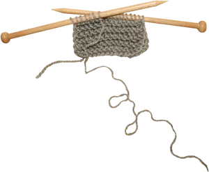 Knitting_ Project_ In_ Progress PNG Image