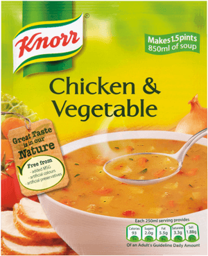 Knorr Chicken Vegetable Soup, HD Png Download PNG image with transparent background