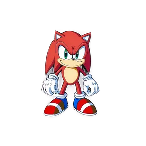 Knuckles Sonic Characters Png 06132024 PNG Image