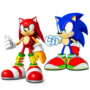 Knuckles Sonic Characters Png Alk81 PNG Image