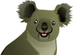 Koala Clipart Wildlife Biology - Transparent Background Koala Clip Art PNG image with transparent background