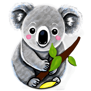 Koala Watercolor Painting PNG yen19 PNG image with transparent background