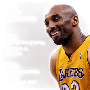 Kobe Bryant Inspirational Poster PNG 7 PNG image with transparent background