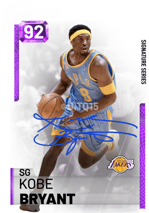 Kobe Bryant Signature Series Promo/cards - Kobe Bryant Signature Png, Transparent Png PNG image with transparent background