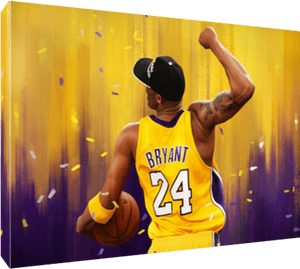 Kobe Bryant Tribute Art PNG image with transparent background