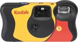 Kodak Disposable Camera Product Shot PNG Image