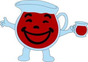 Kool Aid Man Cartoon Character PNG Image