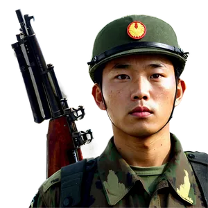 Korean People's Army Soldier Png Edx PNG Image