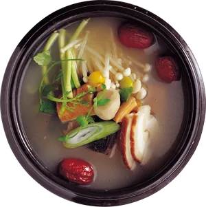 Korean Samgyetang Traditional Soup PNG Image