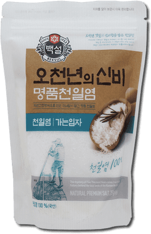 Beksul Solar Sea Salt 'Srcset='//cdn - Korean Sea Salt, HD Png Download PNG