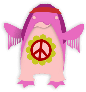 Korora-hippie Clip Arts - Hippie Tier, HD Png Download PNG image with transparent background