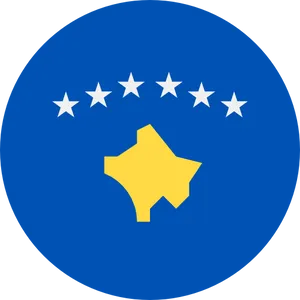 Kosovo_ Flag_ Graphic PNG Image