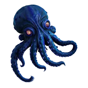 Kraken In Night Sea Png 5 PNG Image