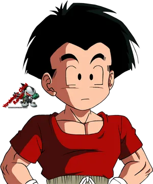 Krillin_ Animated_ Character_ Portrait PNG Image