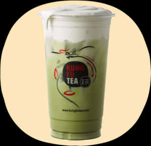 Matcha Milk Cap - Bubble Tea Kung Fu Tea, HD Png Download PNG image with transparent background
