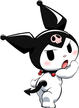 Kuromi Cartoon Character PNG Image