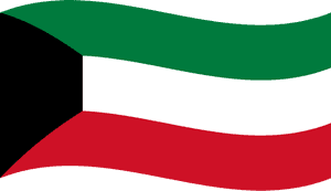 Kuwait National Flag PNG image with transparent background