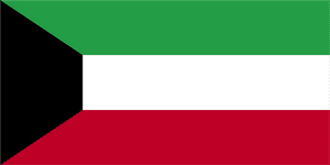 Kuwait National Flag PNG image with transparent background