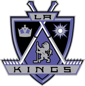 L A Kings Hockey Team Logo PNG Image