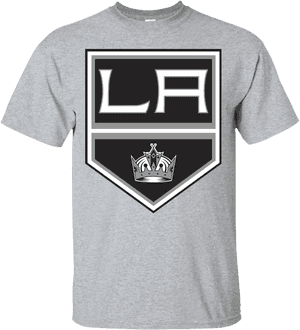 Los Angeles Kings Logo Men's T-shirt - Logo Los Angeles Kings PNG