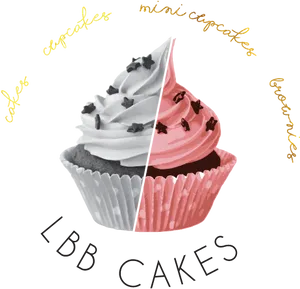 L B B Cakes Logo PNG Image