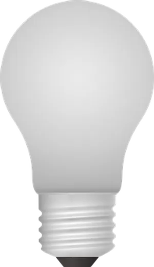 L E D Light Bulb Illumination PNG Image